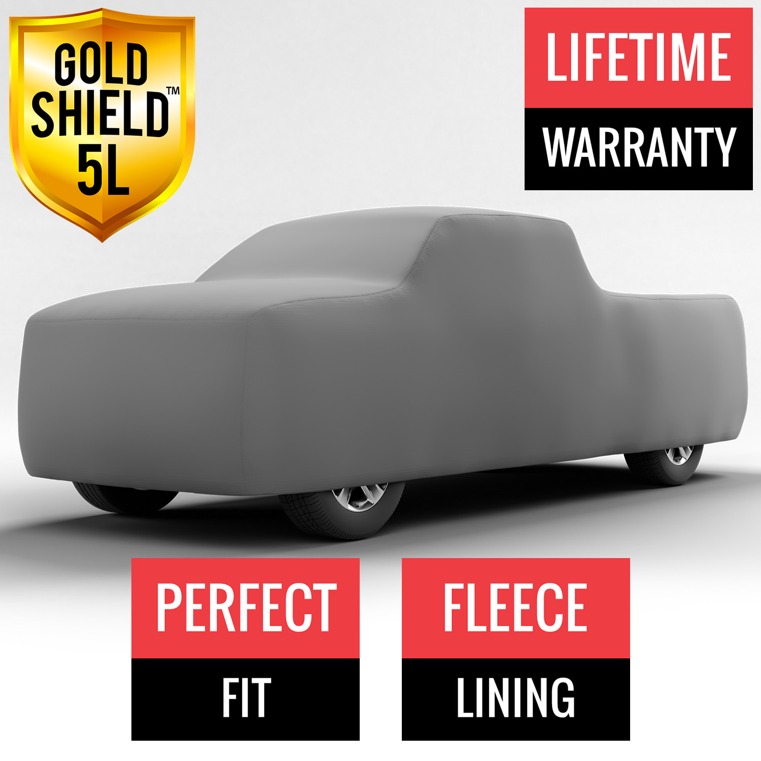 Gold Shield 5L - Car Cover for GMC Pickup 1996 Crew Cab Pickup 6.5 Feet Bed