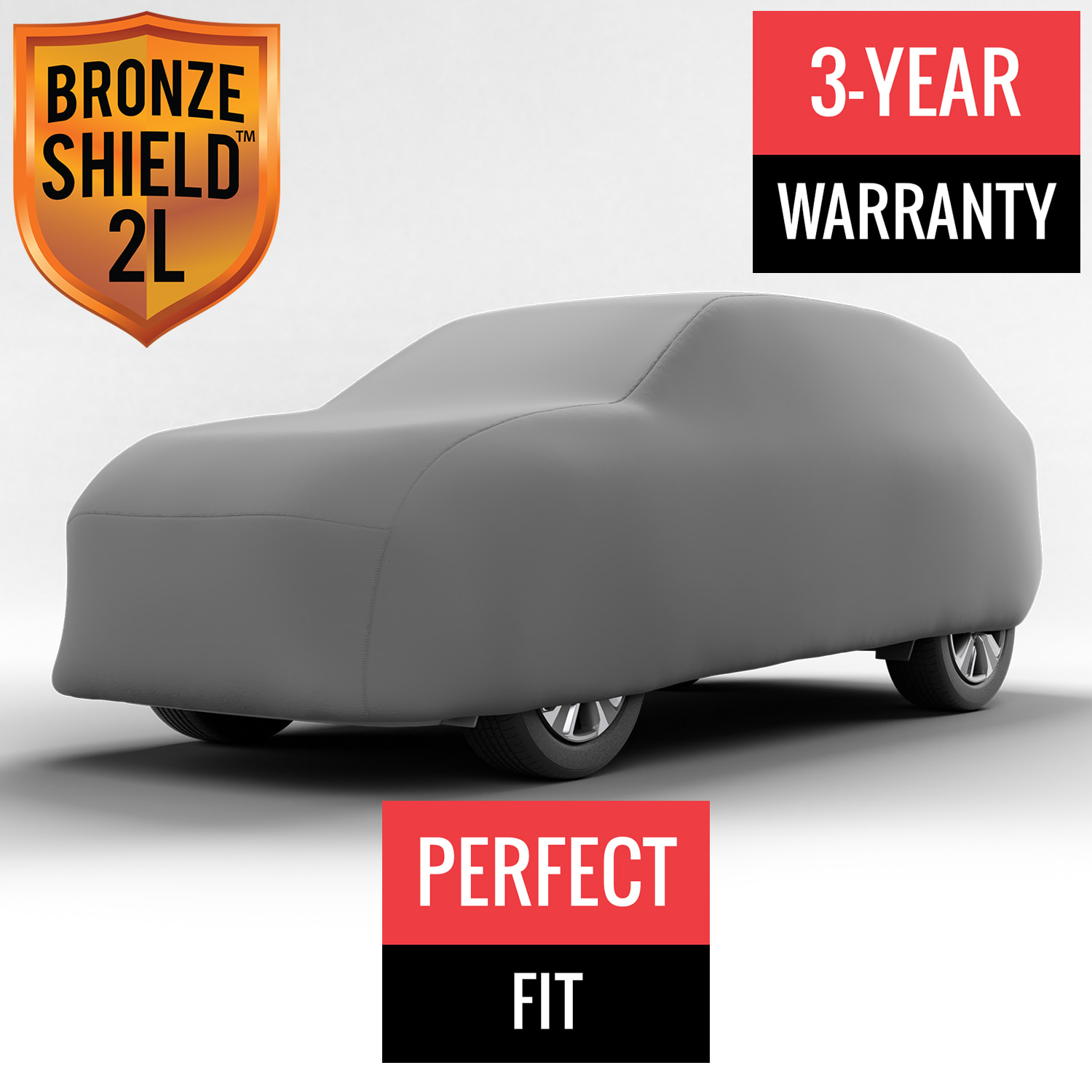 Bronze Shield 2L - Car Cover for Land Rover Series III 1973 Soft-Top 2-Door LWB